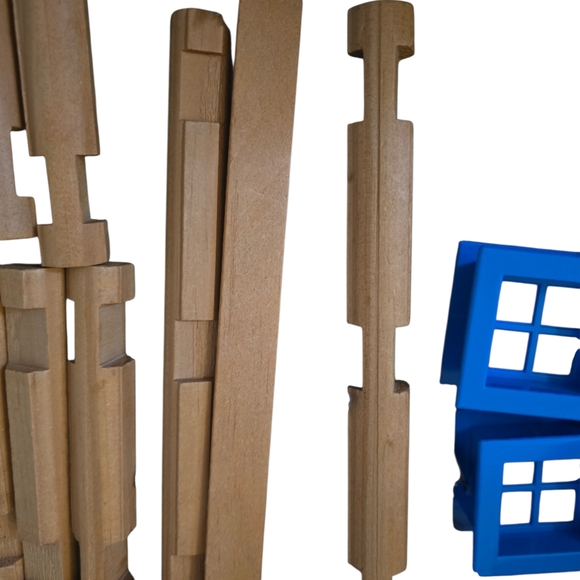 111 Piece Lincoln LOG replacement PARTS! - Picture 6 of 8